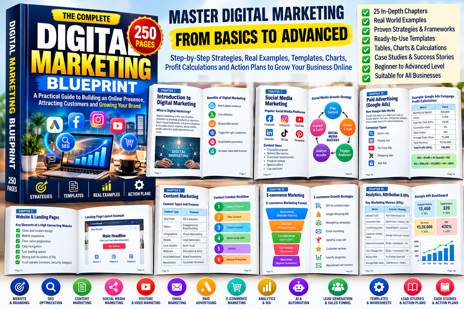 Digital Marketing Blueprint — The Complete 250-Page Practical Guide - Image 3