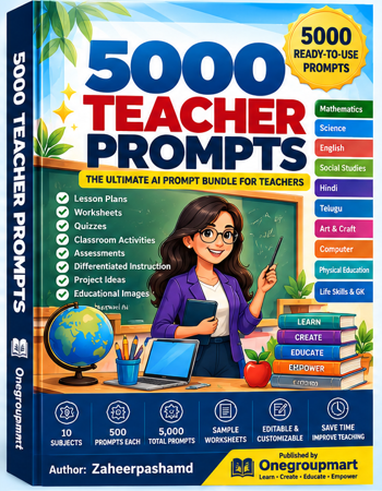 5000 Teacher Prompts