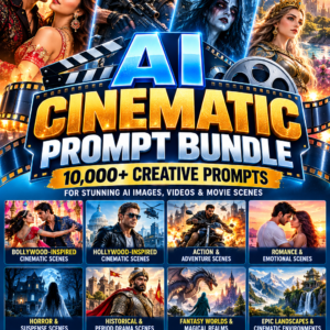 AI Cinematic Prompt Bundle — 10,000 Creative Prompts